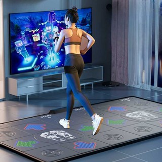 댄스 매트 TV 홈댄스 머신 무선 스포츠 점프 홈트 DDR, 1개, (TV 불필요 - 핑크) 화면 안내/풋 버튼