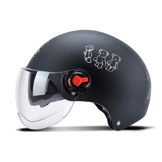 오토바이 헬멧 더블미러 이쁜 누나 추천 사계절 전동 킥보드 전기 자전거 머리보호 2종소형 바이크 원동기, 야헤이 W(더블 미러)