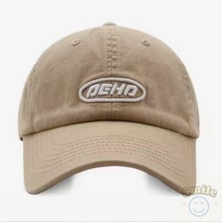 DEHQ 橢圓立體字母繡花 棒球帽