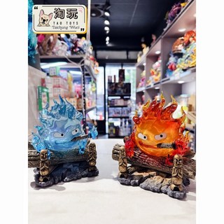 雲夢 卡西法 宮崎駿 動漫周邊 模型擺件 - 精緻可愛，環保安全，居家裝飾首選, 藍色, 霍爾的移動城堡