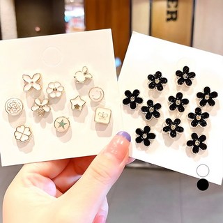 여성용 매너 옷 여밈 오픈방지 패션 포인트 브로치 20종 세트