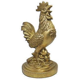 【168開運坊】銅公雞擺件 化煞鎮宅 招財納福 開光擇日, 金色, 1個