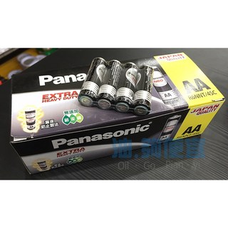 Panasonic國際牌3號AA碳鋅電池, 1套, 4