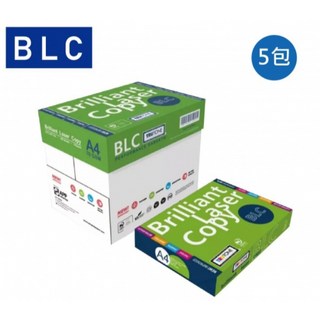 BLC A4 70磅影印紙 (A4 x 5包入) (雷射 . 影印 . 傳真 . 噴墨 ), 1個