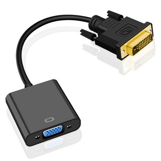 DVI 24+1 轉 VGA 轉換器 支援數位轉類比, 1個