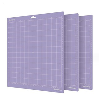 휴대용 교체 카메오 실루엣 커팅 매트 크리컷 접착 PVC 공예 바느질 모든 예술 1 개 3, 3Pcs Purple 1