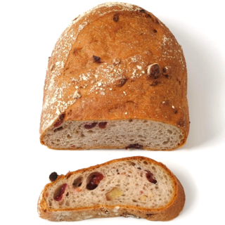 발효종 쌀 오곡현미 비건빵 호밀크랜베리빵 VEGAN 노버터 노밀가루 아침식사대용빵, 182g, 2개