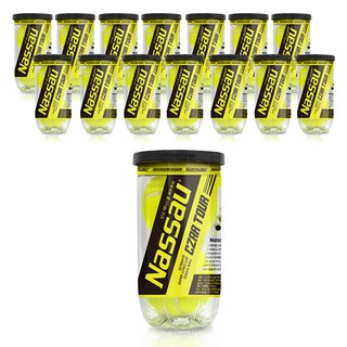 낫소 짜르투어 테니스공 묶음판매, 낫소 짜르투어 테니스공 - 15캔(30입), 15개