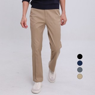 엘블로썸 남자 겨울기모 스판 와이드 히든밴드 슬랙스 (YKK지퍼)