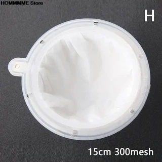 100 메쉬 나일론 필터 스테인레스 스틸 깔때기 및 과일 우유 전통 중국 의학 오일 화이트 와인 끓이는 물 1, 06 1pc as picture shown