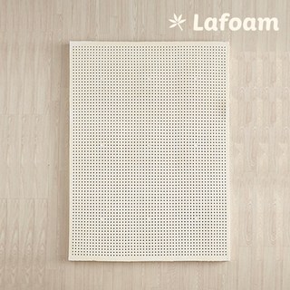 [겉커버증정]라폼 천연라텍스 토퍼 매트리스 침대 거실 바닥 매트 + 방수속커버 5cm 미디엄