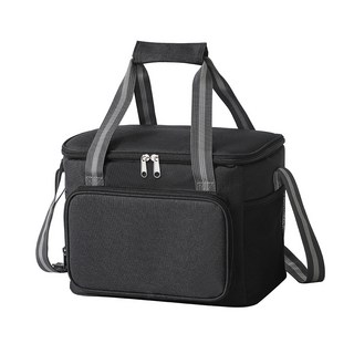 무네오 보냉백 쿨러백, 15L, 블랙