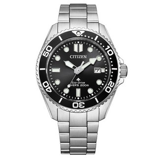 CITIZEN 星辰 PROMASTER 200米潛水光動能男錶 黑 BN0261-51E