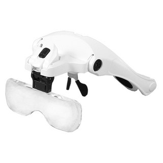 WIDE VIEW 多組倍率LED放大鏡9892B2Z 可替換鏡片 內建LED燈 舒適配戴, 1個