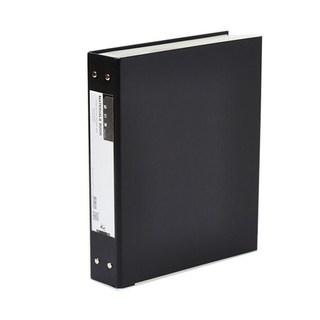 플러스샵 대용량 자료집 합지 사다리 클리어파일 A4 블랙 200매, 1개