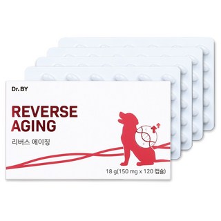 닥터바이 리버스에이징 강아지 항산화제 항산화 노견 영양제 노화 방지, 1세트, 면역/항산화, 120정
