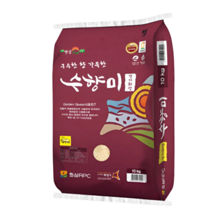 가성비 좋은 찰지고 은은한 단맛이 특징인 명품 품종쌀 24년산 수향미 10kg 1개입, 1개