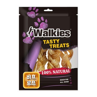Walkies 왁이즈 강아지껌 비프로프-4p, 소힘줄, 1개