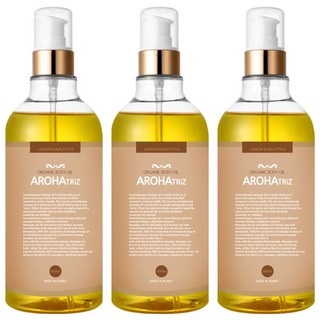 AROHATRiZ 身體香氛保濕精油 Lemon Eukalyptus, 500ml, 3瓶