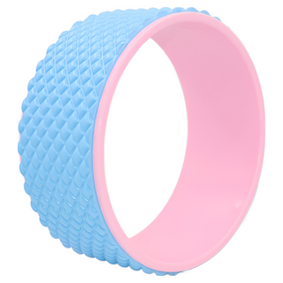 瑜珈健身輪, 1個, 藍色，粉色，紫色，綠色，黑色，灰色