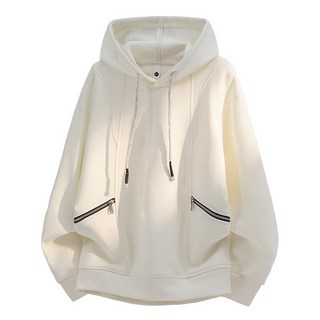 寬鬆休閒大碼男士連帽上衣