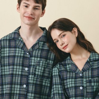 오오티엔 겨울 피치기모 미드나잇 여성 남성 커플 잠옷세트 홈웨어 파자마