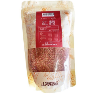 【東遊季】台東縣農會 山海經脈 鳥兒歡唱 紅藜 糯小米 台東農漁嚴選 台東紅藜, 250g, 1個