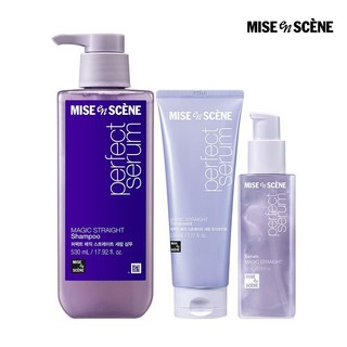 미쟝센 퍼펙트 매직스트레이트 세트 (세럼+샴푸+트리트먼트), 1개, 840ml