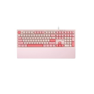 지클릭커 오피스프로 OSP108K 유선 키보드 실리콘 팜레스트 세트 코랄 CR1