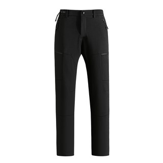 戶外男士登山沖鋒褲 春季新款防水防風防汙加絨保暖休閒長褲