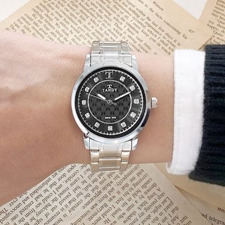 탠디 남성용 시그니쳐 메탈 손목시계 T-3914