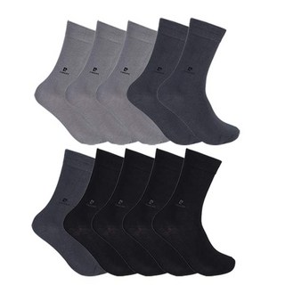 [피에르가르뎅]남성 보스중말 작은발사이즈 24cm~26cm 정장양말10족택1