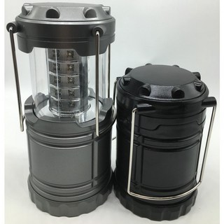 30LED自動拉伸圓型小馬燈 戶外露營燈 停電應急照明燈 附電池, 1個