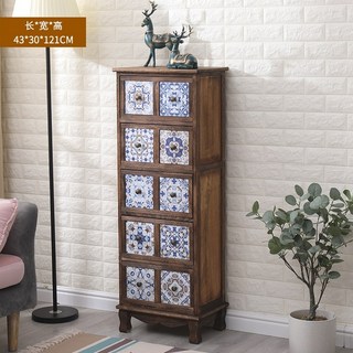 유럽풍 나비장 침실 옷장 고가구 인테리어 거실 협탁, 숯불구이 10그리드 B