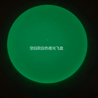 兒童戶外運動玩具飛盤 可愛恐龍造型輕巧安全飛盤, 夜光空白飛盤27.5cm, 1個