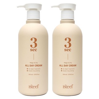 이스티프 3sec 노워시 펌염색전후처리 올데이크림 대용량 트리트먼트 530ml+50ml+50ml (2세트)