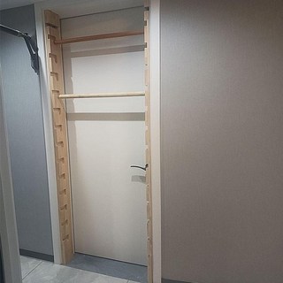 무타공 방문 틀 다기능 훈련 헬스 원목 안전 기구 우드, 원목보드 기본, 1개, 1kg