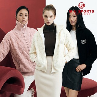 [MU SPORTS] 엠유 부클 다이아 니트자켓 1종