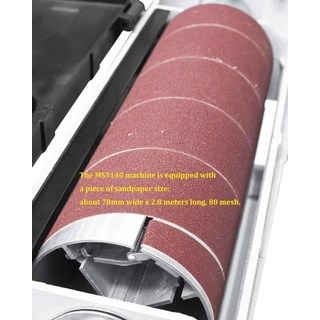 플랫 샌딩기 드럼 샌드 머신 자동 피드 샌딩기 연삭 폭 MS3140 1442r/min 220V 16 인치, 02 1 sheet sandpaper, 1개