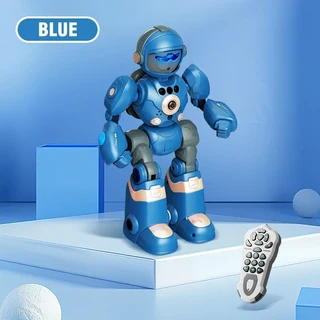 스마트 장난감 로봇 말하기 지능형 음성 제어 제스처 프로그래밍 춤 어린이를위한 교육, 02 blue