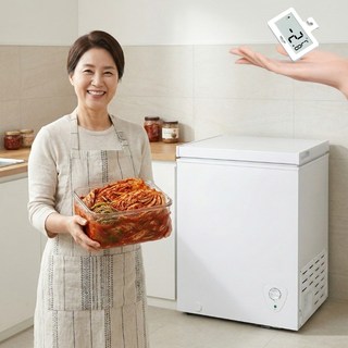 담을채 미니 김치냉장고 김냉 소형 뚜껑형 1인용 원룸 냉동고, BD188-178L, 화이트