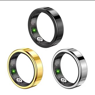 킹콩프로 스마트링 건강 모니터링 피트니스 반지 아이폰 갤럭시 호환 링 V1, 13호, 은색