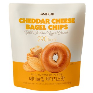 모두의식탁 체다치즈 베이글칩, 18개, 60g