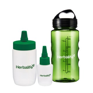허벌라이프 물병 600ml +파우더용기+티용기, 1개