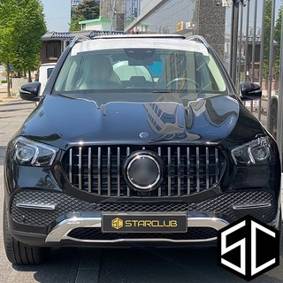 스타클럽 벤츠 GLE W167 세로그릴 300d 350e, 일반라인 크롬테두리, 대구장착점(공임비 12만 현장지불)