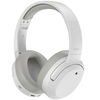 브리츠 ANC 블루투스 스테레오 헤드폰, White, BT4000 ANC