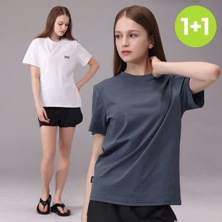 에버라스트 기능성 여성 반팔티 + 러닝쇼츠