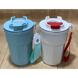 Dashiang 真空隨行咖啡杯 304不鏽鋼 環保飲料咖啡隨身杯, 暖白, 1個