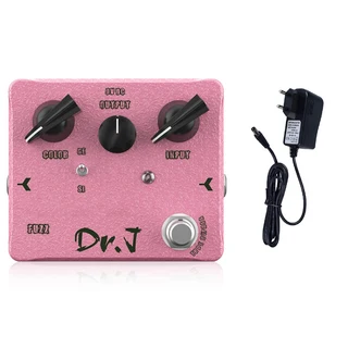 조요 Dr. J 시리즈 D56 플레인스 워커 퍼즈 기타 이펙트 페달 클래식 & 모던 톤 바이패스 디자인 저손실, 01 D56 add adapter