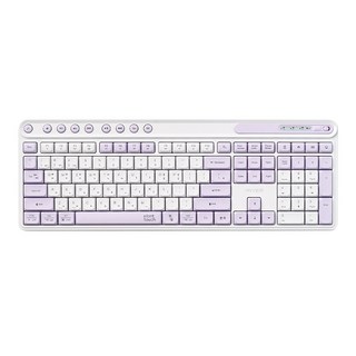 아이리버 Silent 듀얼모드 멀티페어링 블루투스 무소음 무선 키보드, LAVENDER, MWK601, 제조사축